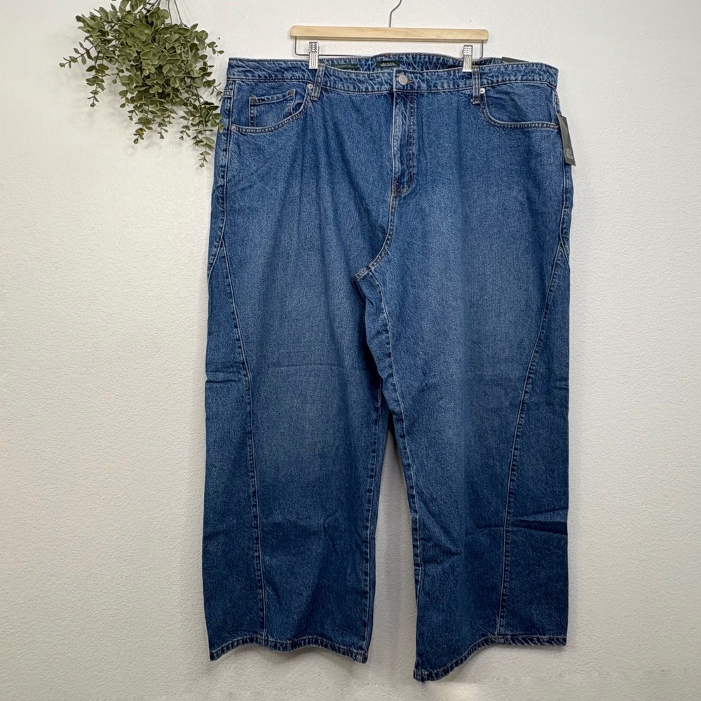 Wild Fable High Rise Baggy Rigid Jeans Blue Denim Size 26 31 Inseam